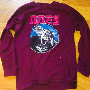 Vintage obey long sleeve